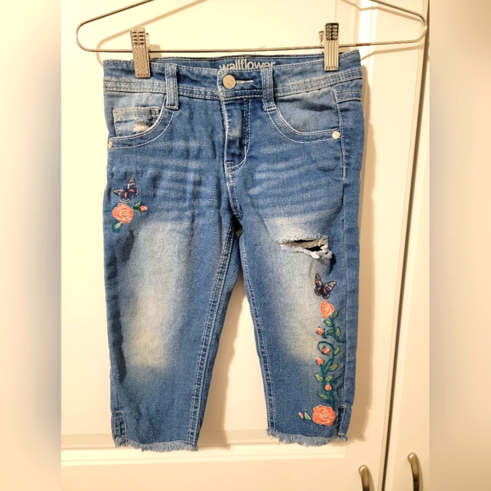 Little Girls Capri Jeans
